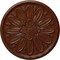 Ekena Millwork Fairfax Ceiling Medallion, Hand-Painted Burnished Mahogany Crackle, 29 7/8"OD x 1 3/8"P CM29FABMC - alternate 1